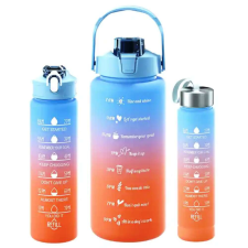 Havita 3in1 motivációs kulacs szett 2L/900ML/300 ML - Kék-sárga kulacs, kulacstartó