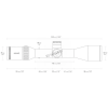 Hawke céltávcső Sidewinder 4-16x50 30SF 10xHalf Mil-Dot
