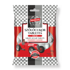 Házissweets Házisweets eper ízű szőlőcukor tabletta 80g alapvető élelmiszer