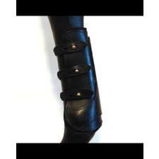 HB 116 Exkluzív bőr  ínvédő csizma   Csikó   fekete  ló lábvédelem lófelszerelés