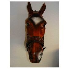 HB 419  Orrpánt lakkbőr extra széles barna, barna állatmintás teljes  Ló felszerlés  orrszíj lófelszerelés