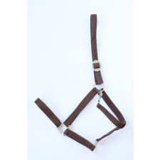 HB 705  Nylon kötőfék gazdaságos barna teljes ló felszerelés  lószerszám kötőfék lófelszerelés