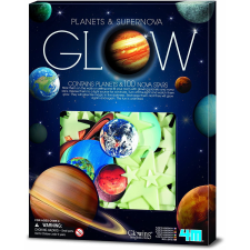 HCM Kinzel HCM Glow: Világító fali dekoráció - Csillagok és bolygók (68254) tapéta, díszléc és más dekoráció