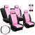 HD Üléshuzat szett fekete-pink 11db-os ajándékkal AG23001