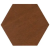  HDF dekorcsempe Közepes hatszög: hatszög alakú falburkoló dekor elem (3 mm - vastag) - dió