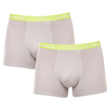 Head 2PACK szürke HEAD férfi boxeralsó (701221813 002) L férfi alsó