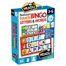 Headu Érintős puzzle- Betűk és Szavak Angolul HEADU puzzle, kirakós