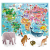Headu Óriás világkörüli út - 108 darabos puzzle állatfigurákkal (MU26258)