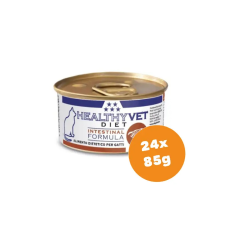 Healthy Vet Diet Cat Intestinal - bélrendszer támogatására felnőtt macskáknak 24x85g macskaeledel