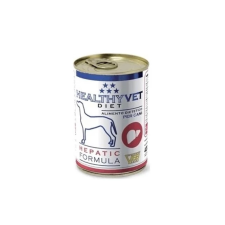  HEALTHY VET DIET DOG HEPATIC konzerv - máj támogatására, felnőtt kutyáknak, 400g kutyaeledel