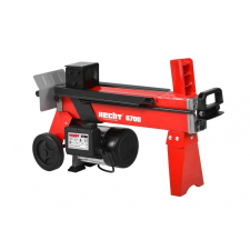  HECHT 6700 vízszintes hidraulikus rönkhasító gép, tűzifa hasogató hasogatógép