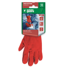  HEGESZTŐKESZTYŰ, PIROS MARHAHASÍTÉK, PAMUTBÉLÉSSEL&#039;BLISZT védőkesztyű