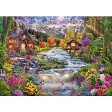 Hegyi patak Puzzle 2000 darab puzzle, kirakós