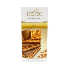 Heidi táblás tejcsokoládé florentine - 100g csokoládé és édesség