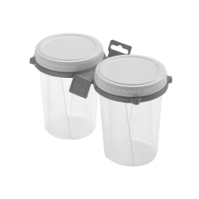heidrun Ételtároló 2 x 0,5L 9,5x12,5cm csavarós tetővel papírárú, csomagoló és tárolóeszköz