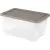 heidrun Quasar tárolódoboz + fedél, 60 l, műanyag, 60 × 40 × 30 cm