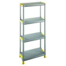 heidrun Technic 60 polc 4-es 60x30x133cm Szürke / Fekete bútor