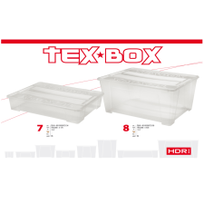 heidrun TEX BOX TÁROLÓDOBOZ TETŐVEL 78,5X58,8X17CM papírárú, csomagoló és tárolóeszköz
