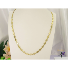  Héla -50 antiallergén diszes szemes nyaklánc-14K nyaklánc