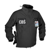 HELIKON-TEX Cougar QSA + HID Jacket - Soft Shell Windblocker - Black munkaruha