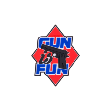 HELIKON-TEX Gun is Fun Patch - PVC - Red munkaruha