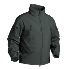 HELIKON-TEX GUNFIGHTER Jacket - Shark Skin Windblocker - Jungle Green munkaruha
