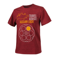 HELIKON-TEX Travel Advice: Russian Luck póló - Melange Red