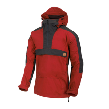 HELIKON-TEX Woodsman Anorak Kabát - Crimson Sky/Ash Grey munkaruha