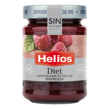 Helios málna extradzsem édesítőszerrel 280g diabetikus termék