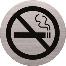HELIT Információs tábla, rozsdamentes acél, HELIT, tilos a dohányzás (INH6271500) információs tábla, állvány