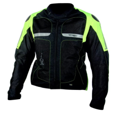 HELITE Légzsákos kabát HELITE Vented fekete-neon sárga motoros kabát