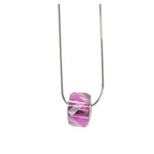 Helix Bead - Swarovski medál nyaklánccal - Amethyst - lila nyaklánc