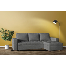 Hell Dream Fáraó sarokkanapé középszürke szövet, bámulatos 2 változatban bútor