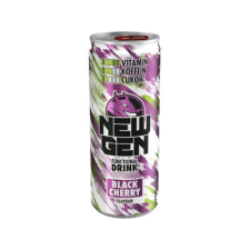 Hell Energy Kft Hell New Gen 250ml Black Cherry DRS szénsavas funkcionális ital üdítő, ásványviz, gyümölcslé
