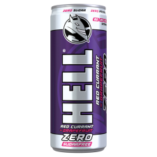 Hell ZERO vörösribizli-grapefuit dobozos energiaital - 250ml energiaital