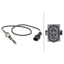 Hella Érzékelő, kipufogógáz-hőmérséklet HELLA 6PT 358 181-191 autóalkatrész