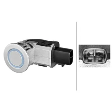 Hella érzékelő, parkolásasszisztens 6PX 358 270-741 autóalkatrész