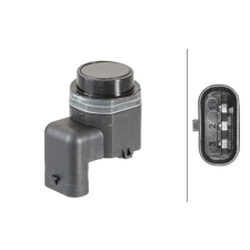 Hella érzékelő, parkolásasszisztens HELLA 6PX 358 141-081 autóalkatrész