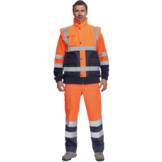  HELLIN HV mellény narancssárga/navy L