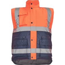  HELLIN HV mellény narancssárga/navy S
