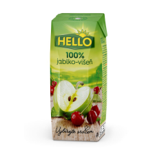Hello alma-meggylé 100% 250 ml üdítő, ásványviz, gyümölcslé