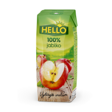 Hello almalé 100% 250 ml üdítő, ásványviz, gyümölcslé