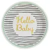  Hello Baby Gold papírtányér 8 db-os 23 cm