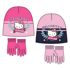  Hello Kitty Best gyerek sapka + kesztyű szett 52-54 cm