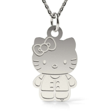 Hello Kitty ezüst medál nyaklánc nyaklánc