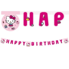 HELLO KITTY Fashion Happy Birthday felirat FSC 2 m party kellék