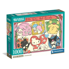 HELLO KITTY Forever Friends 1000 db-os Compact puzzle Clementoni puzzle, kirakós