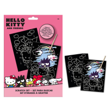 Hello Kitty Friends scratch képkarcoló készlet kreatív és készségfejlesztő