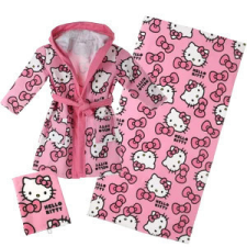 Hello Kitty fürdőszobai szett 5/6 év gyerek köntös