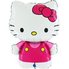 HELLO KITTY Hello Kitty Fuxia fólia lufi 64 cm party kellék